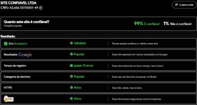Site verificado e verdadeiro:vcjogocom